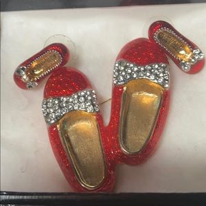 cute Christmas broach and earrings